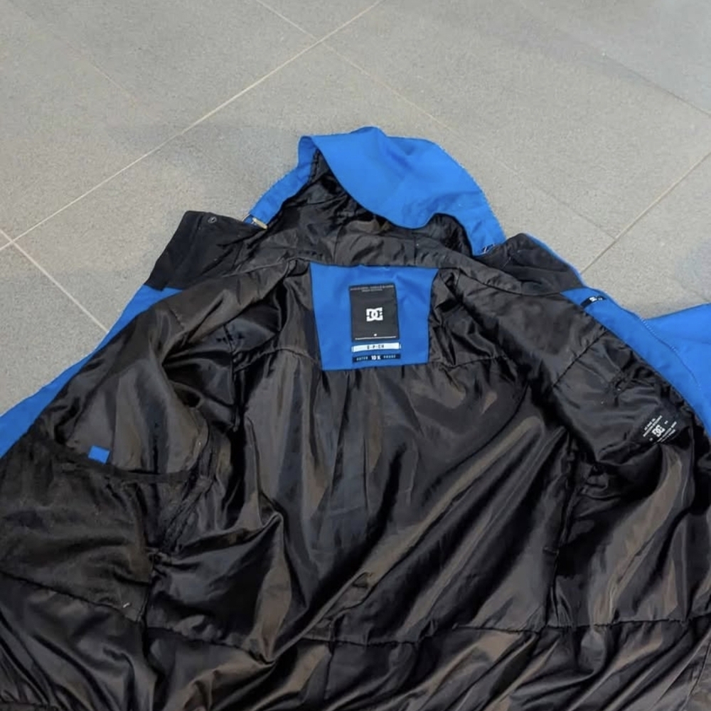 DC Blue and Tan Hooded Jacket - Picture 3 of 5